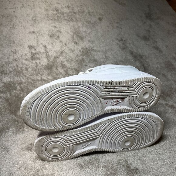 Nike Air Force 1 Low White Sneakers Size‎ 10 Mens Classic Casual Shoes - Picture 6 of 11